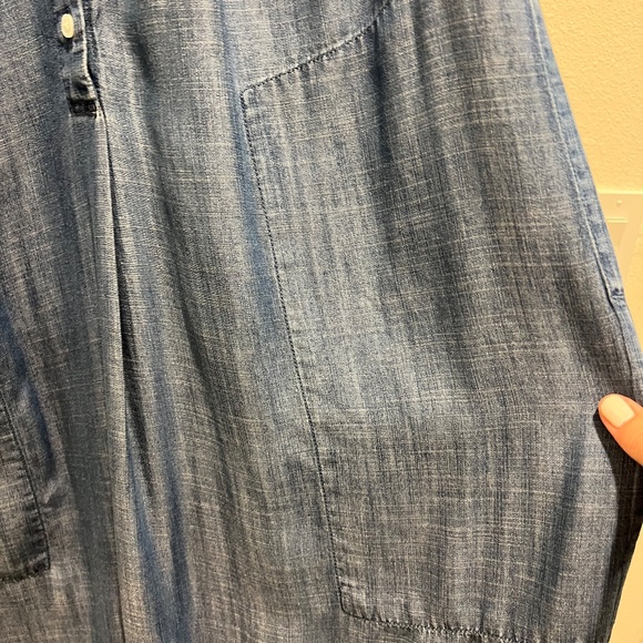 Banana Republic Chambray Dress Size SMALL LIKE NEW - Picture 9 of 11